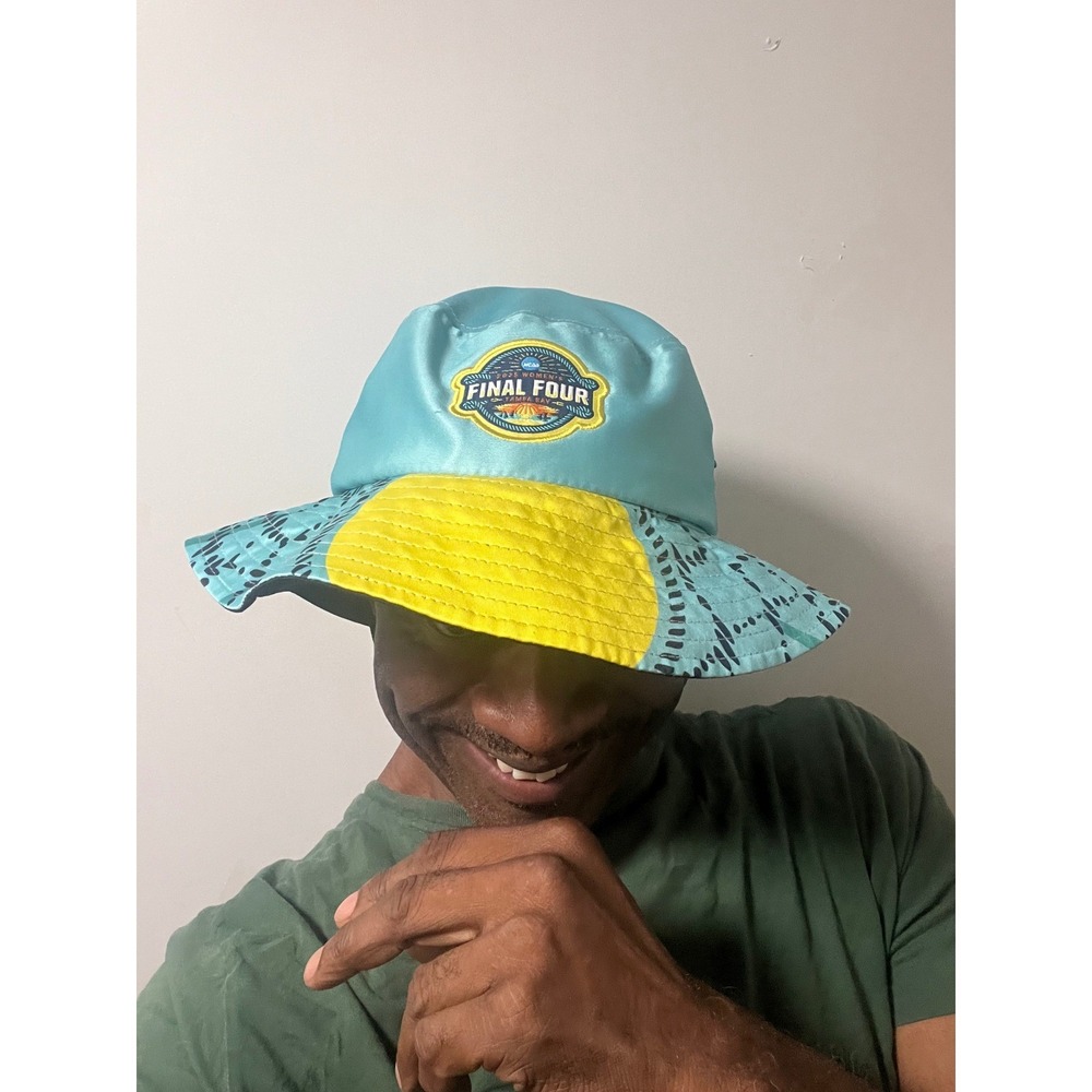 NCAA 2023 Womens Final Four Tampa Bay Reversible Bucket Hat Teal Black Snaps